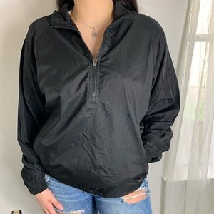 vintage black adidas windbreaker